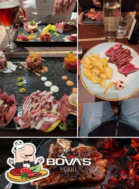 Ordina i un pasto a base di carne a BOVA'S The GRILL STEAK HOUSE