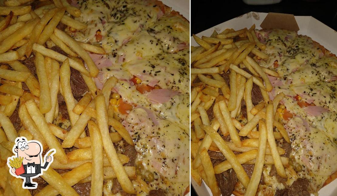 Experimente batatas fritas no Sabor Caseiro Lanches