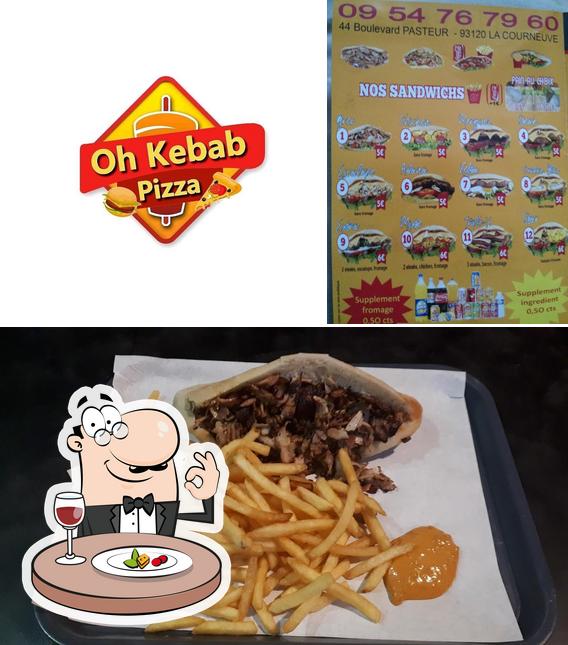 Nourriture à Oh Kebab Pizza