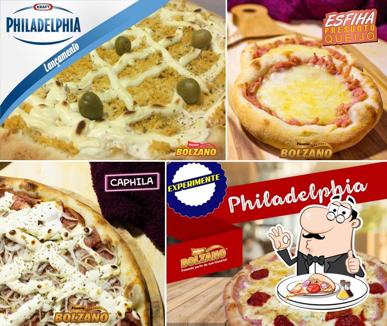 Consiga diversos variedades de pizza