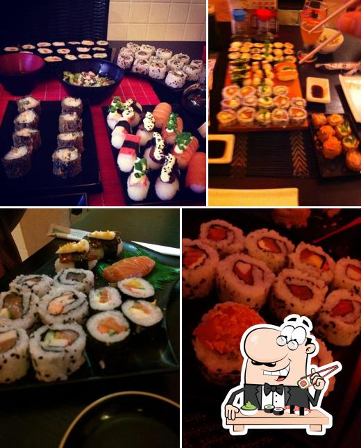 Escolha diversas opções de sushi