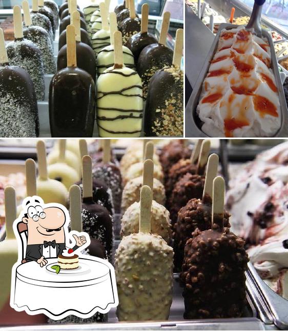 Gelato Piú Bar & Caffeteria propone un'ampia gamma di dolci