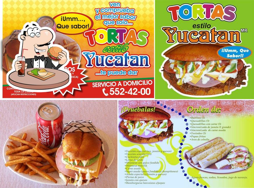 Order a burger at Tortas estilo Yucatán - Zaragoza