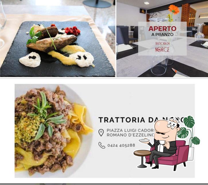 Gli interni di Trattoria da Norge