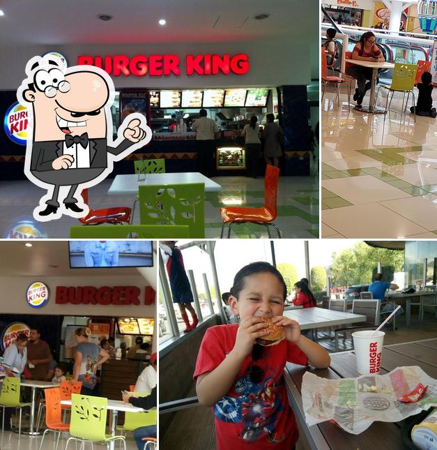 El interior de Burger King