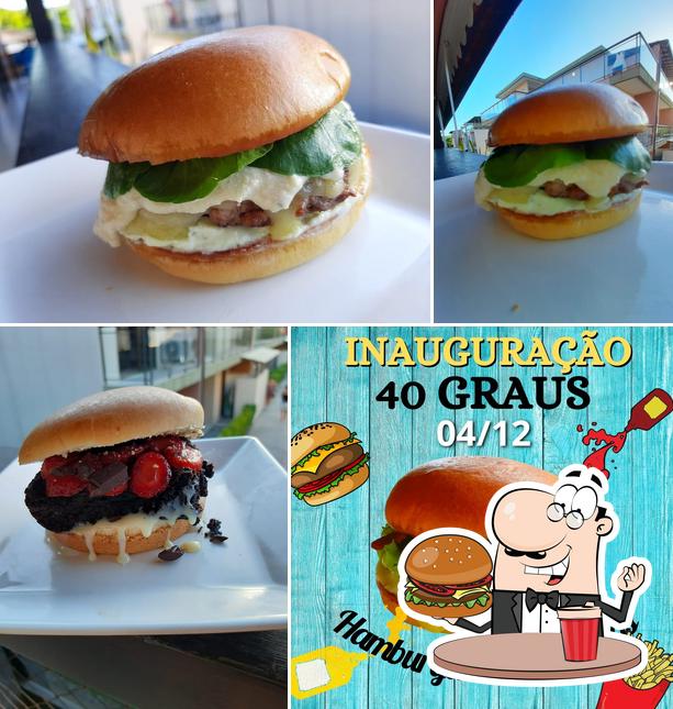 Consiga um hambúrguer no 40 Graus Burguer