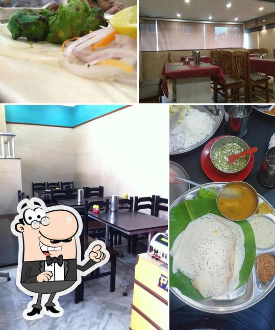 The photo of Hotel sakthi’s interior and food