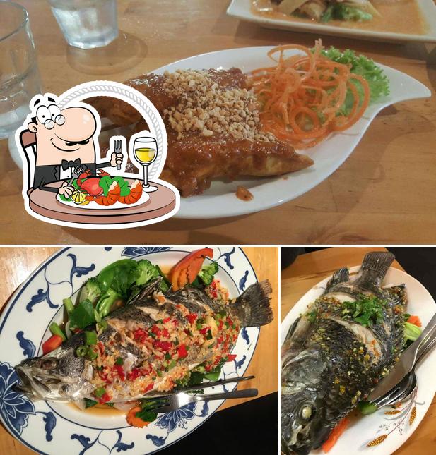 Order seafood at So Thai Restaurant