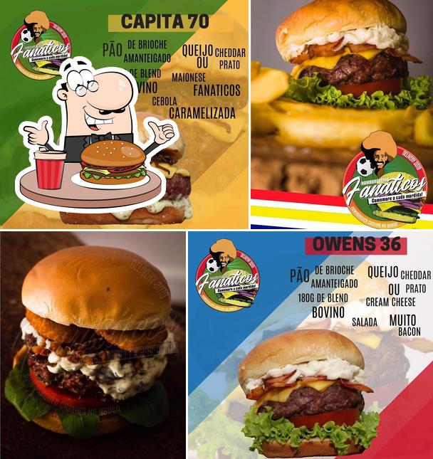 Delicie-se com um hambúrguer no Hamburgueria Fanáticos