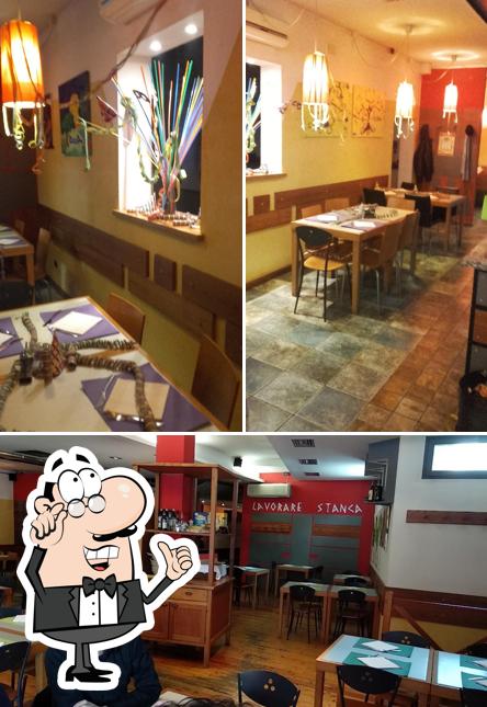 Dai un'occhiata agli interni di Papier Maïs Pizzeria