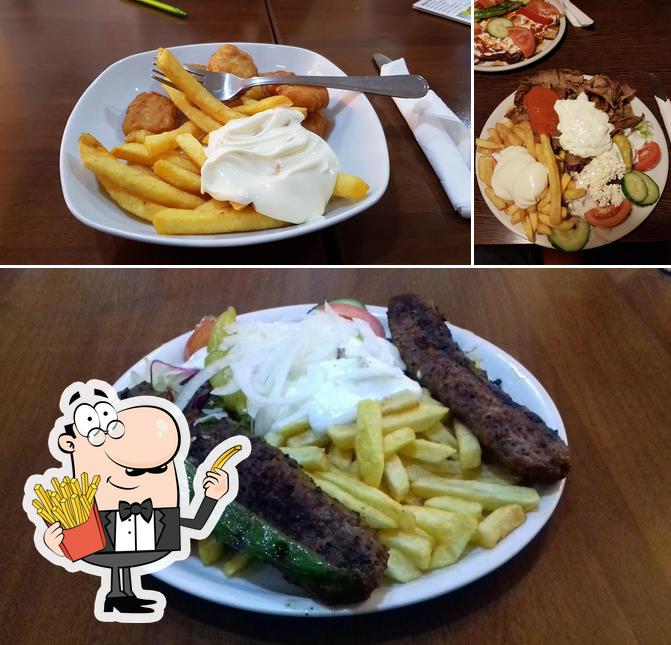 Dégustez des pommes frites à Antalya Kebap Haus Witten