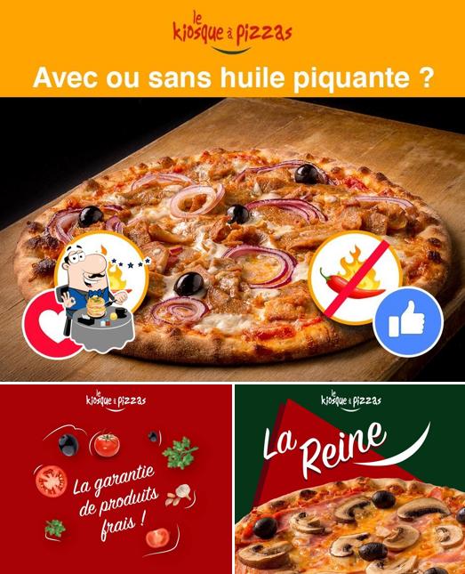 Nourriture à Le kiosque à pizzas Montmirail