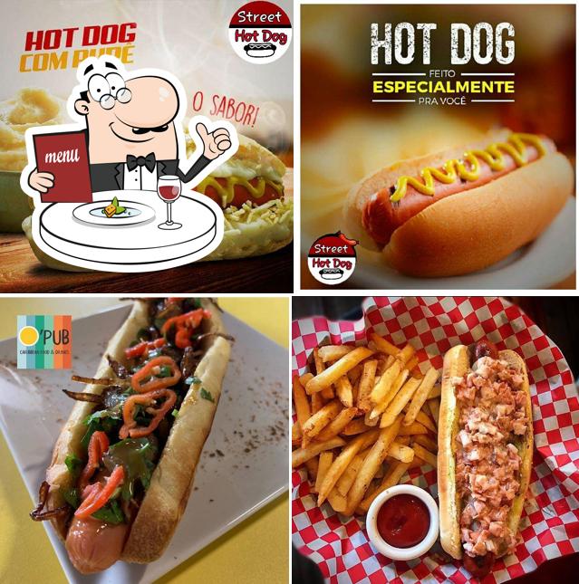 Comida em Street Hot Dog