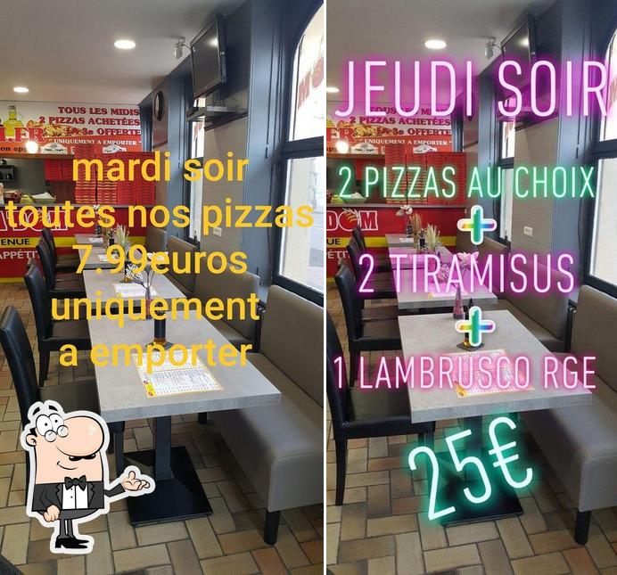 L'intérieur de Pizz'a Dom