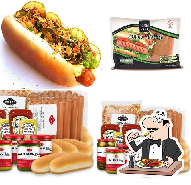 Nourriture à Hot Dog World France