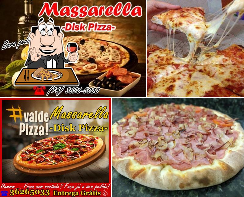 No Massarella Pizzaria, você pode desfrutar de pizza