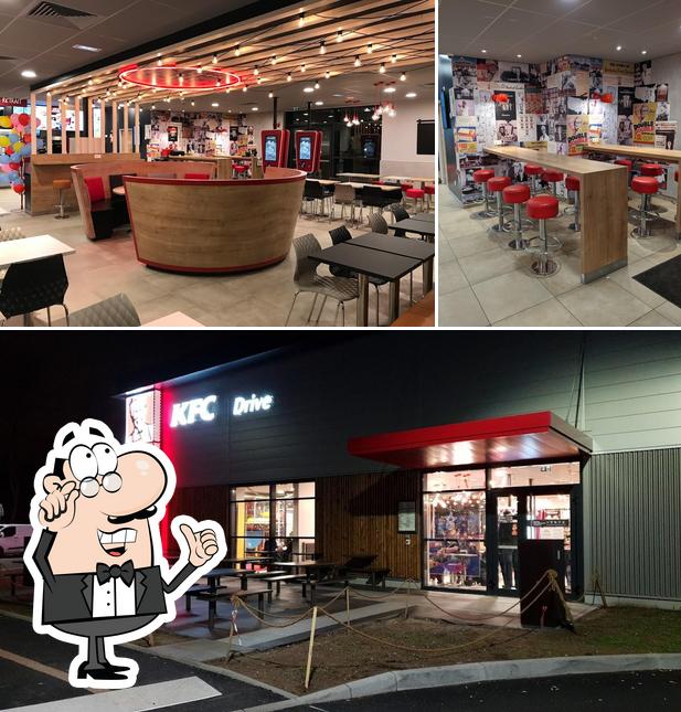 El interior de KFC Haguenau