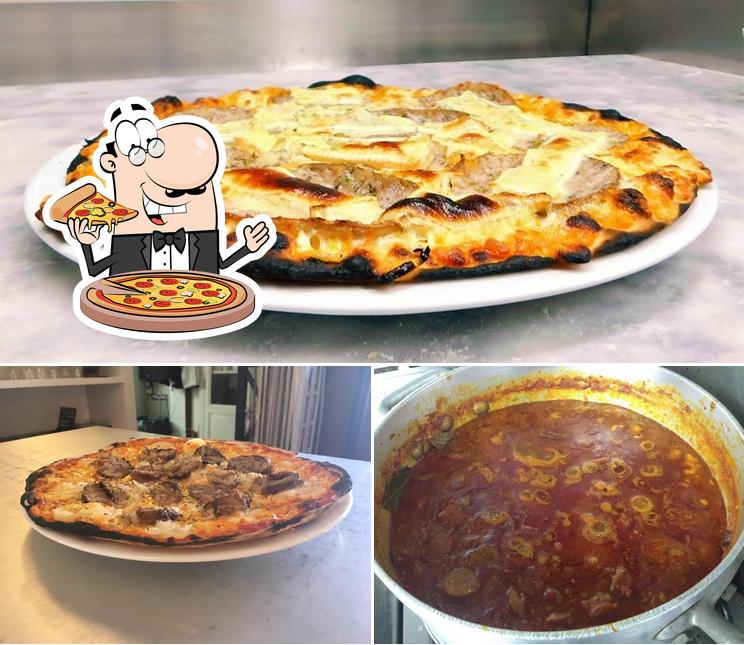 Pick pizza at La Promenade