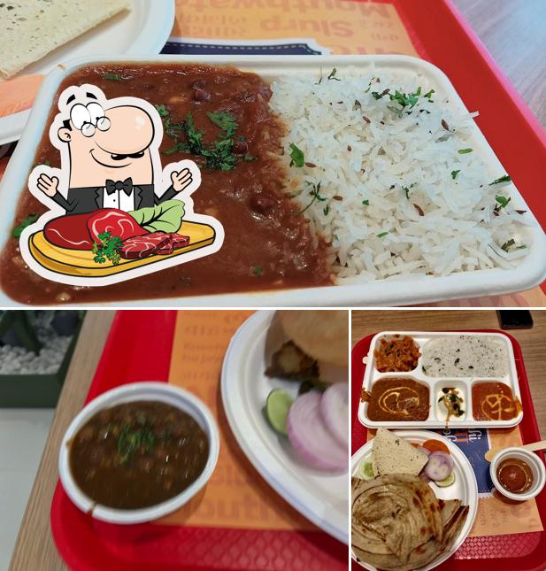 Order meat meals at Haldiram's