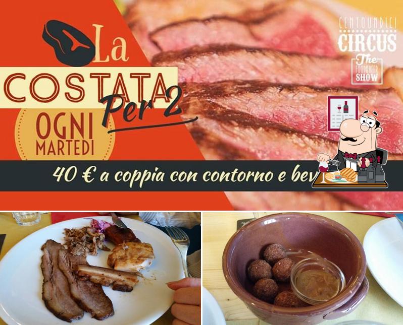 Prenditi i un pasto a base di carne a Centoundici Circus - pub con cucina