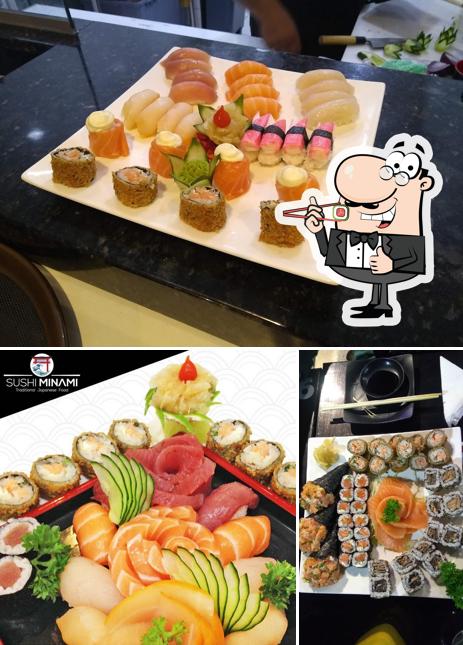 Presenteie-se com sushi no Sushi Minami