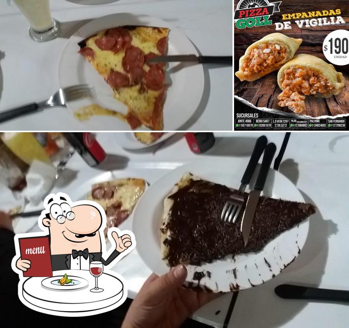 Comida em Pizza Gool Pizzeria