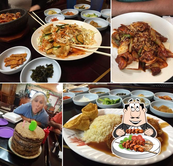 Meals at Golden Korean Restaurant
