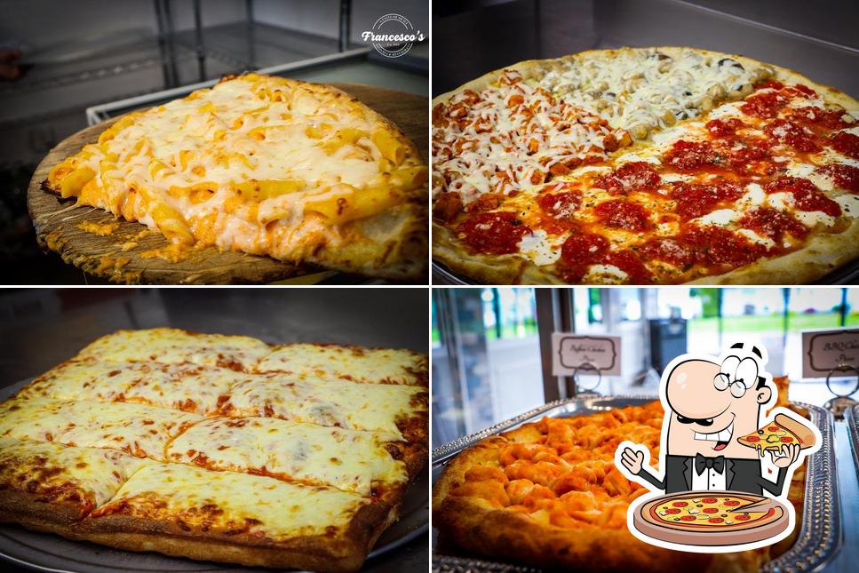 Try out various types of pizza