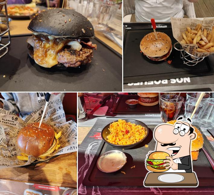 Prueba una hamburguesa en Hippopotamus Steakhouse