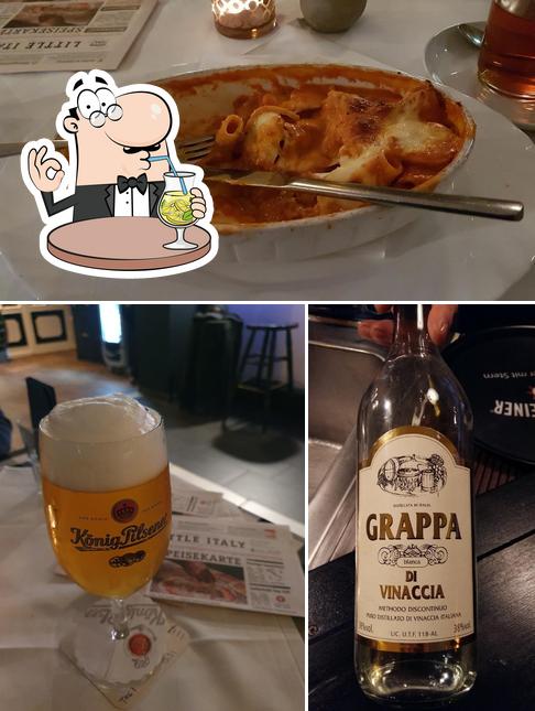 Напитки и выпечка - все это можно увидеть на этом фото из Little Italy Restaurant
