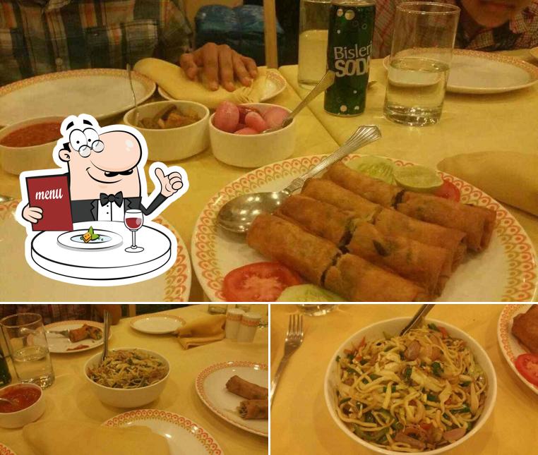 Food at Niros Restaurant