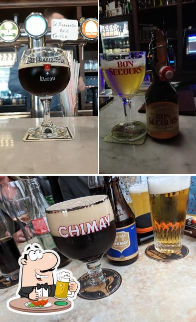 Profitez un verre de bière blonde ou brune