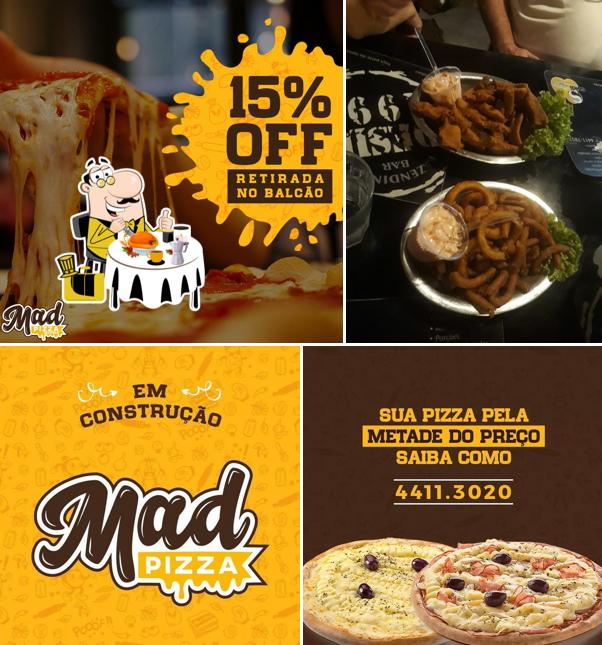 Comida em Mad Pizza