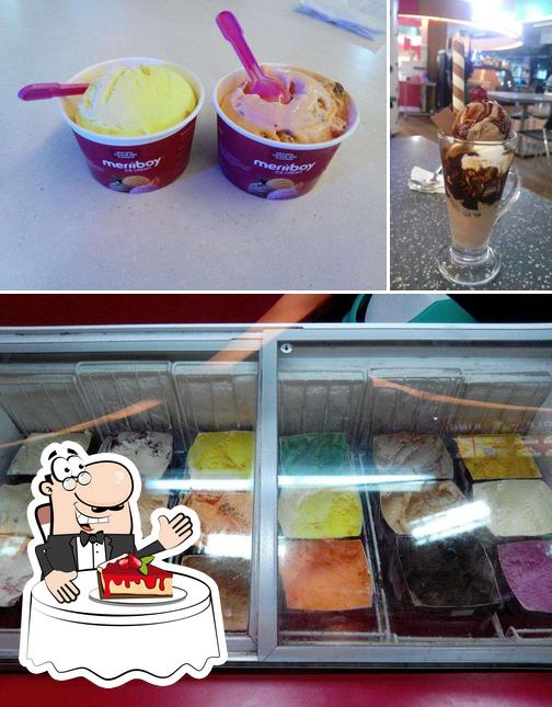 Meriiboy Ice Cream provides a selection of sweet dishes