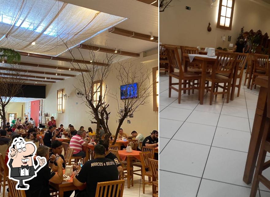 El interior de Restaurante O Casarão