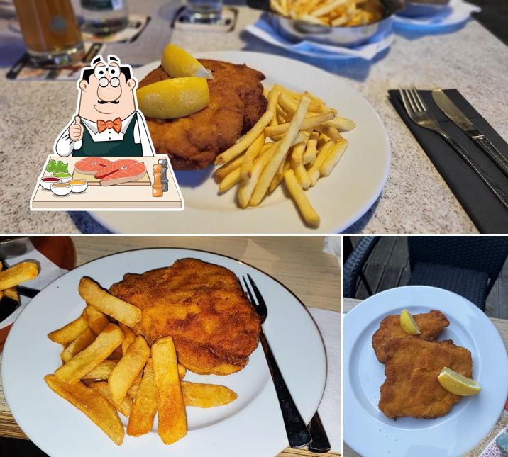 Poisson frites à Ufgau Restaurant