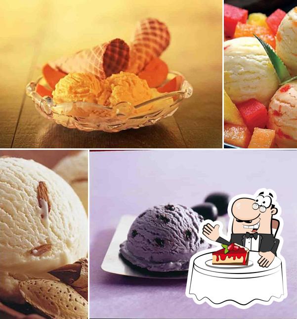 Natural Ice Cream serves a variety of desserts