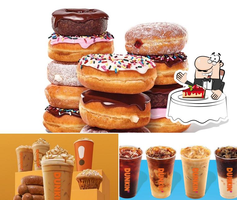 Dunkin' serves a number of sweet dishes