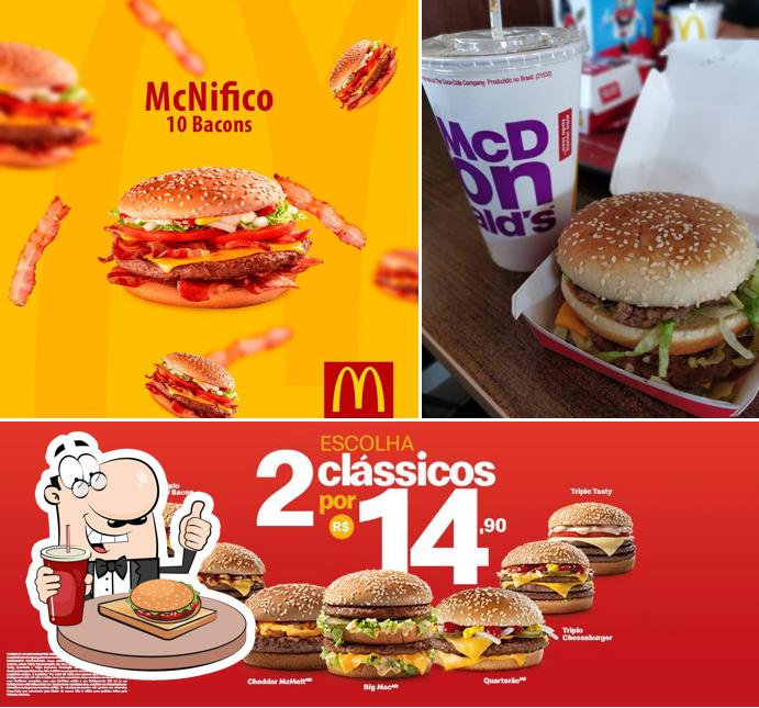 Peça um hambúrguer no McDonald's