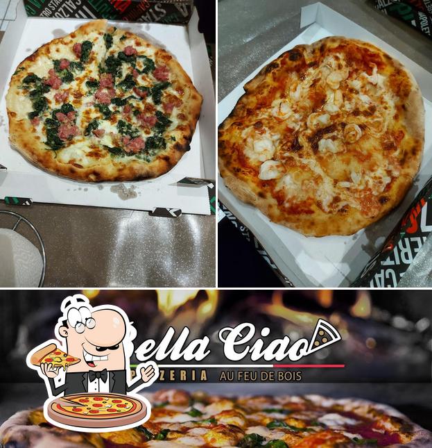 Essayez des pizzas à Bella Ciao pizzeria