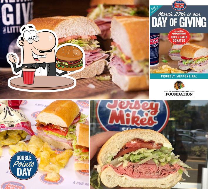 Order a burger at Jersey Mike's Subs