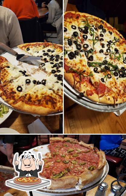 Pick pizza at Giordano's