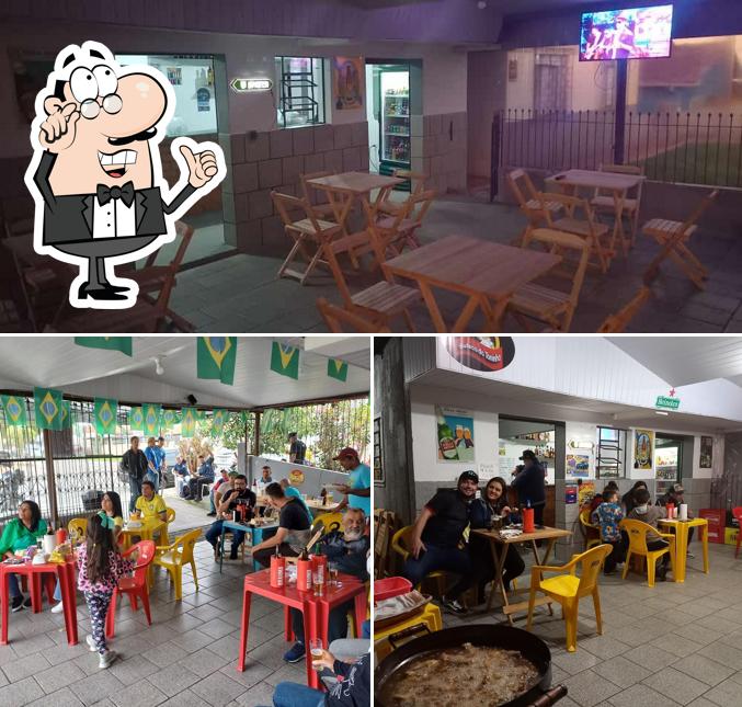 O interior do Buteco do Toninho - Pinheirinho em Curitiba