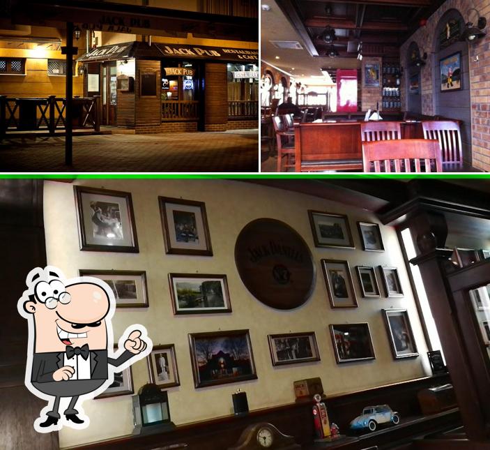 The interior of Jack Pub