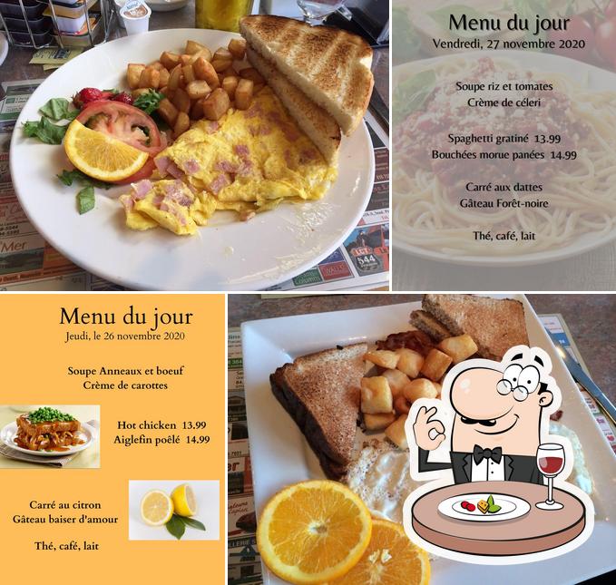 Еда в "Restaurant Le Héron"