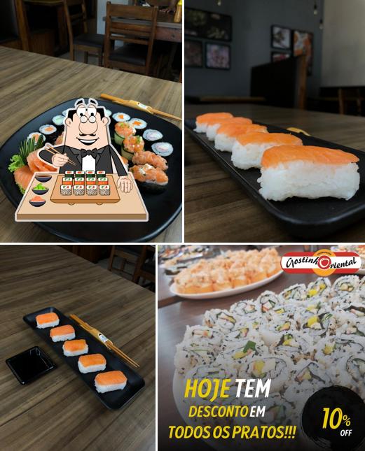 Experimente diversas opções de sushi