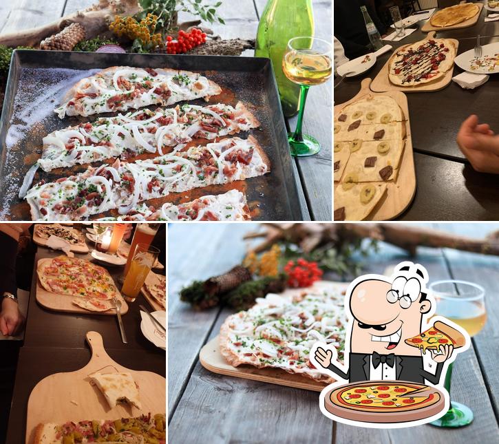 Pick pizza at Le Feu - Der Flammkuchen in Hannover
