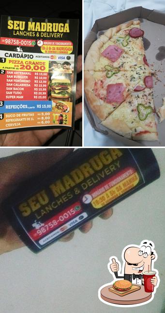 Consiga um hambúrguer no Seu Madruga Lanches e Delivery