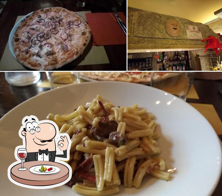 Ristorante Pizzeria Ante Omnia si caratterizza per la cibo e bancone da bar