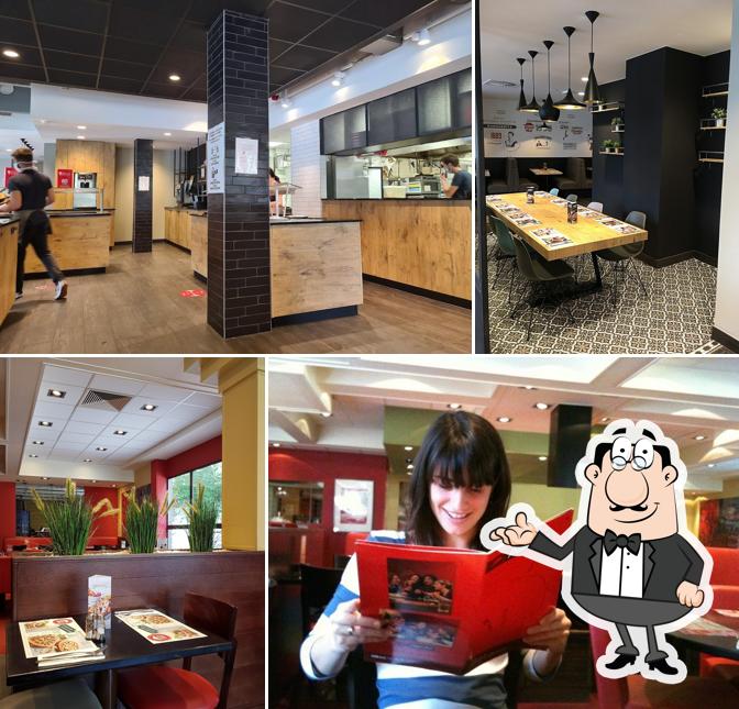 Installez-vous à l'une des tables de Pizza Hut Wemmel